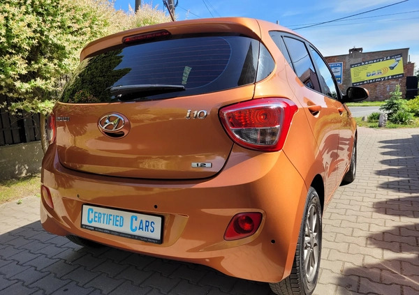 Hyundai i10 cena 34900 przebieg: 75380, rok produkcji 2015 z Warszawa małe 529